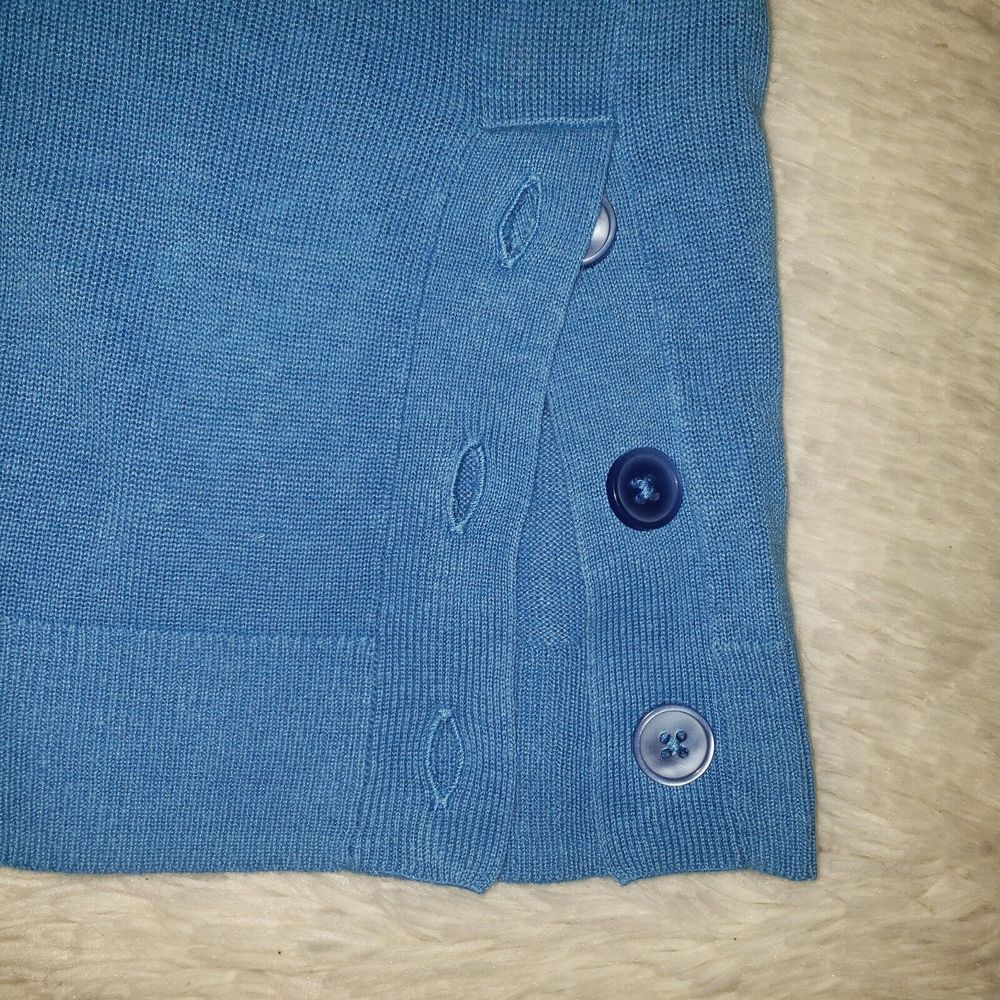 NWT J. Crew Factory Sz L Women's V-Neck Sweater Linen Blend Long Sleeve Pullover - Picture 4 of 10